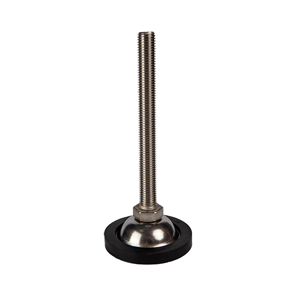 thumbnail image 2 of Impromech Hardware 4 Pack Leveling Feet – 3/8-16 Thread, Steel, Jam Nut Included 2 of 5