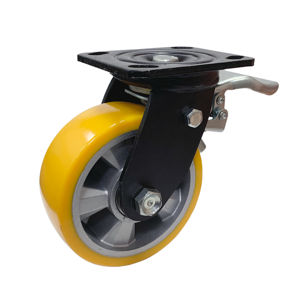 PU On Aluminum Medium Duty Caster C513-UA